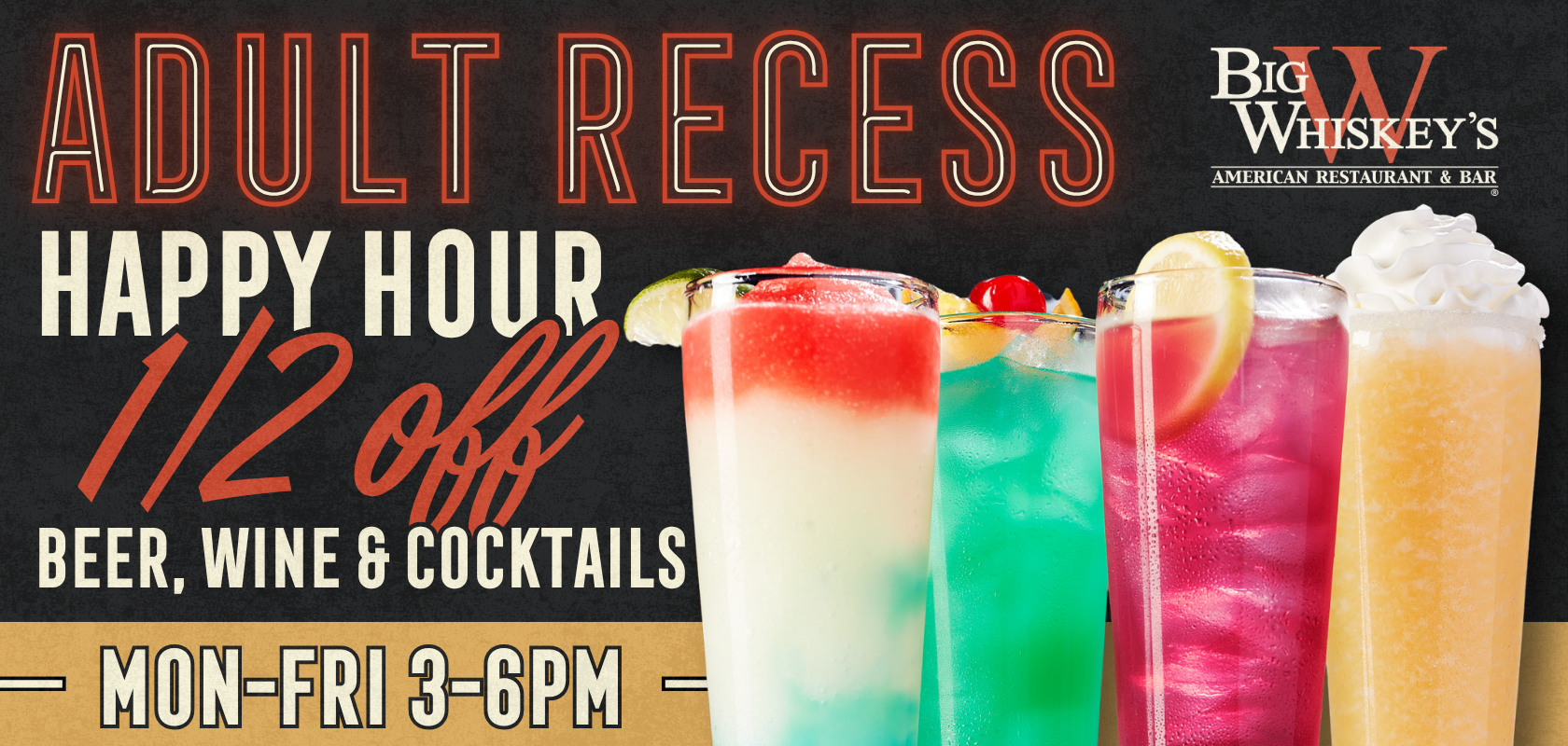 Big Whiskey's American Restaurant & Bar, Billboard Designs 4