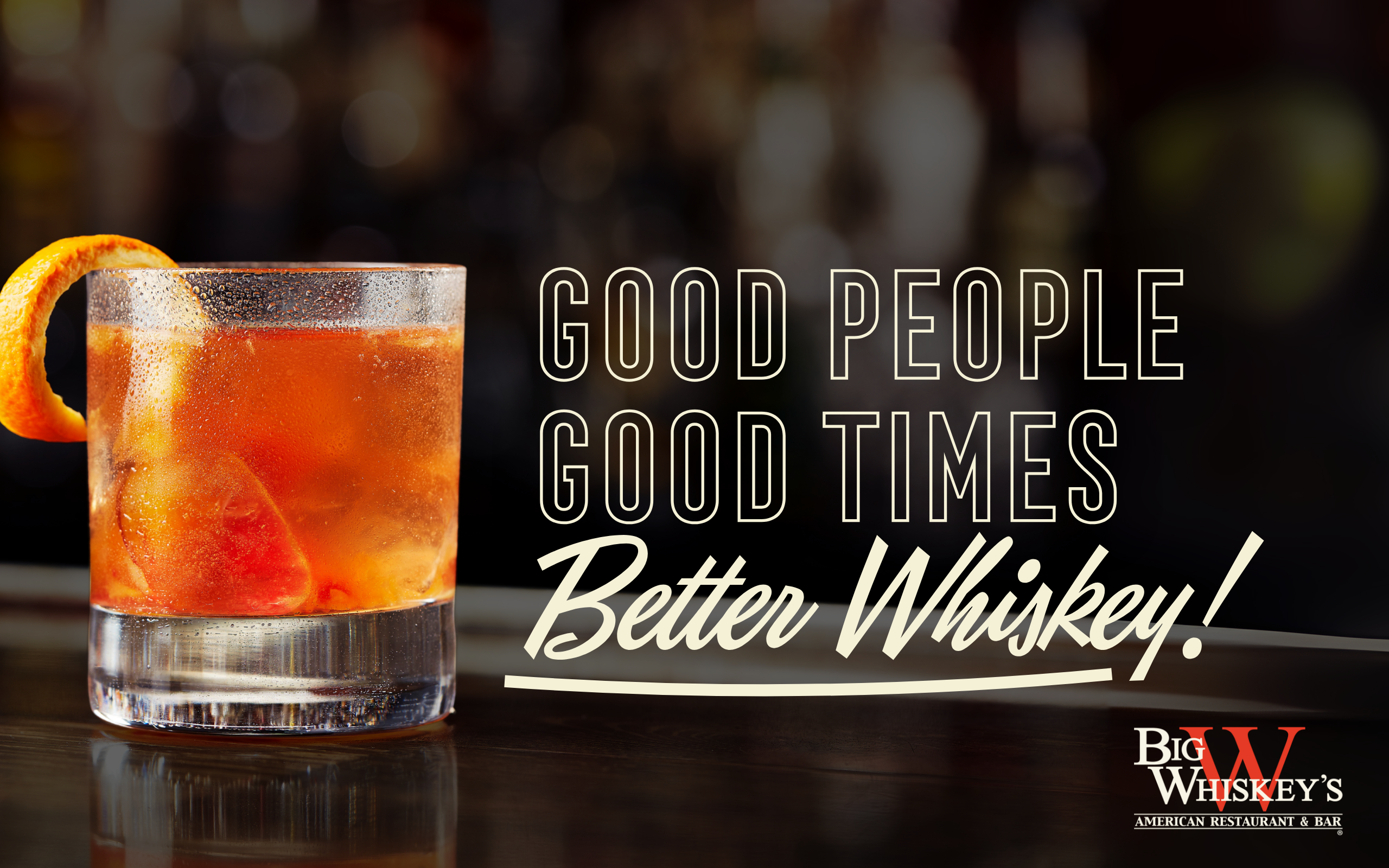 Big Whiskey's American Restaurant & Bar cover image