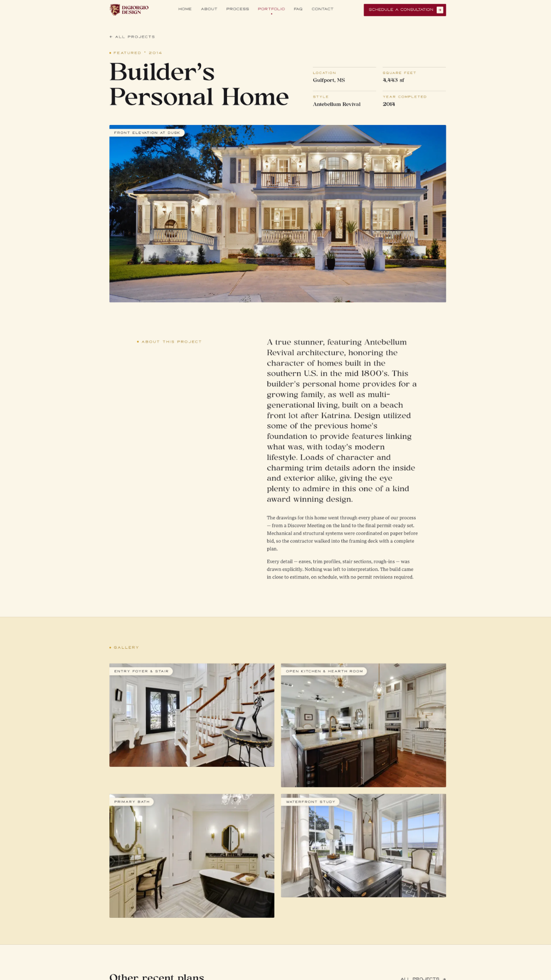 DiGiorgio Design, Website 3
