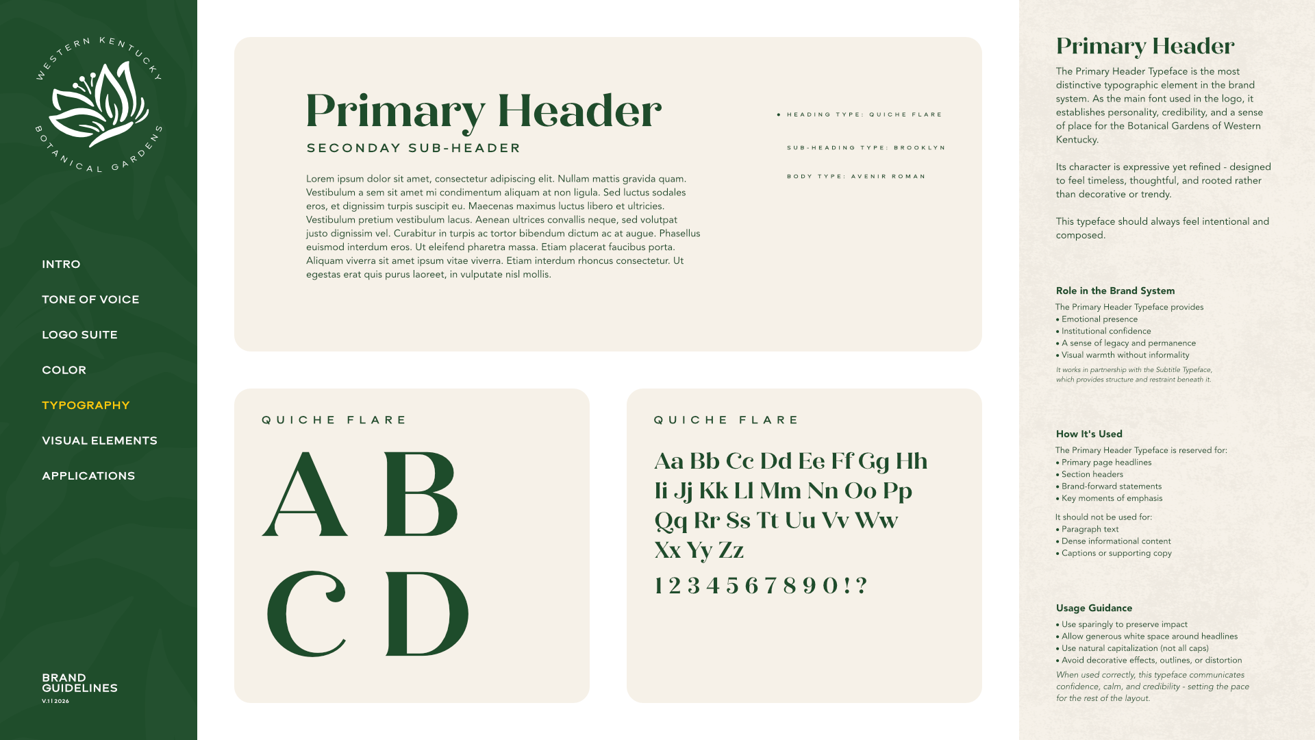 Western Kentucky Botanical Garden, Branding 11