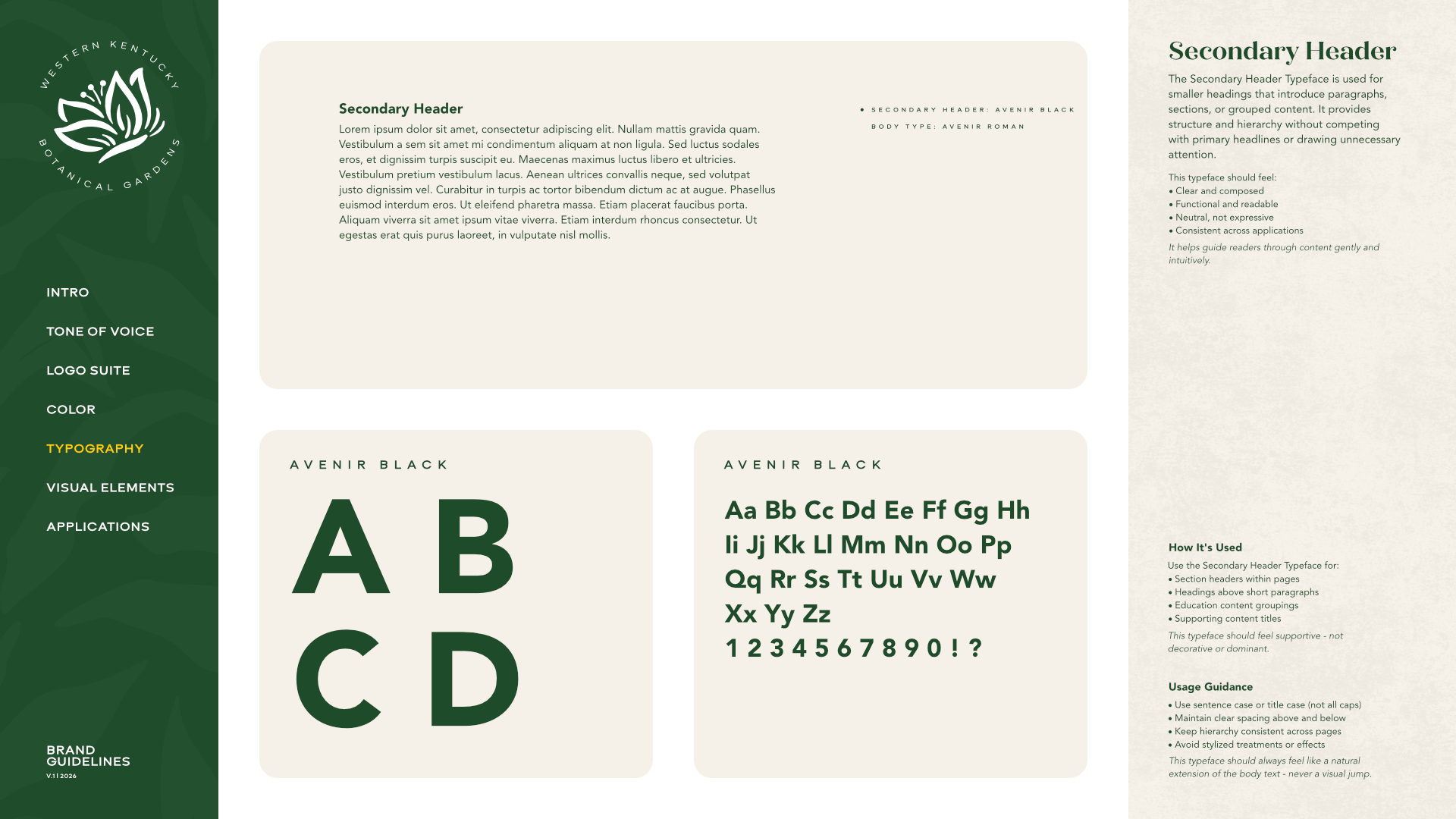 Western Kentucky Botanical Garden, Branding 13