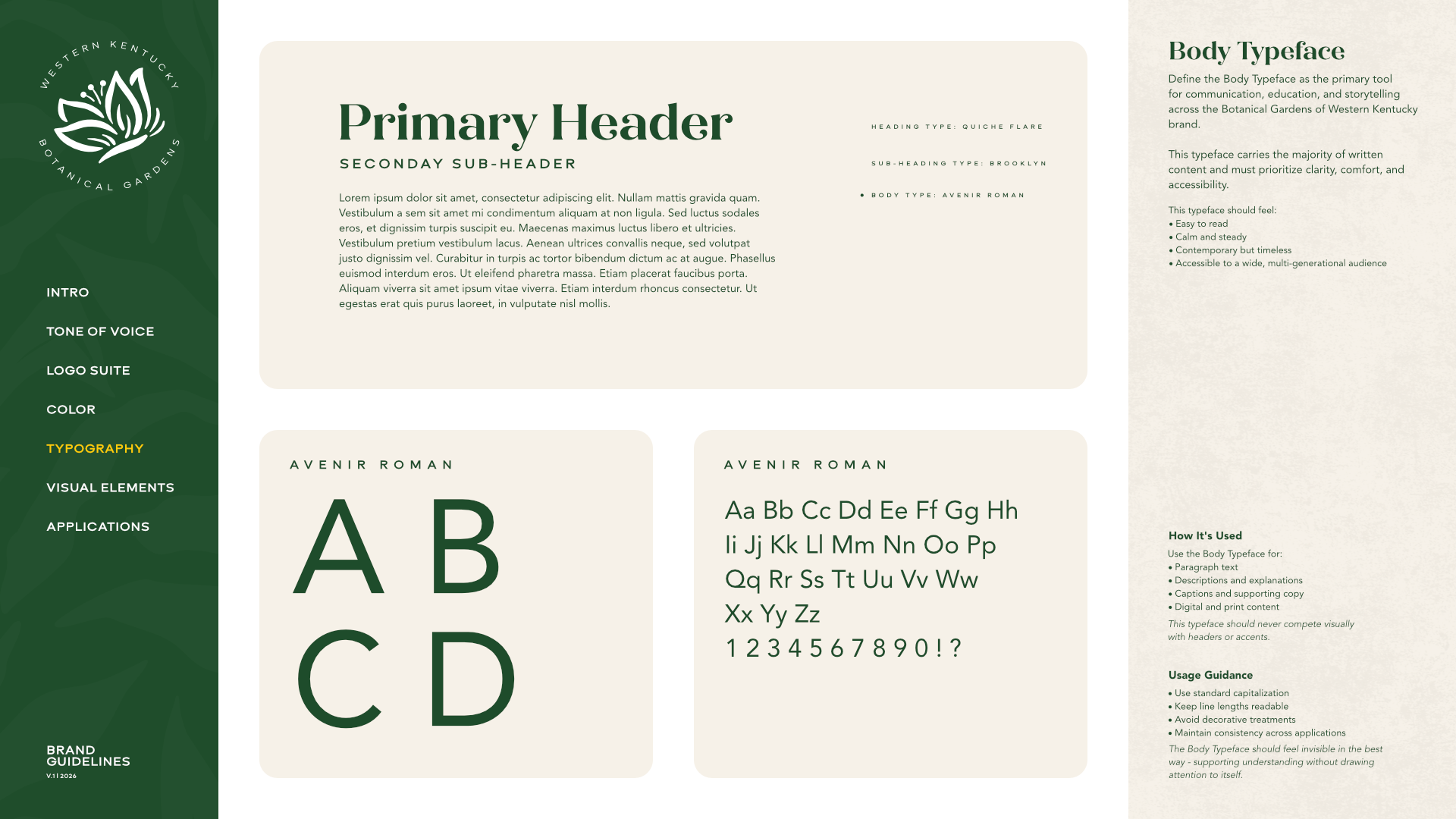 Western Kentucky Botanical Garden, Branding 14