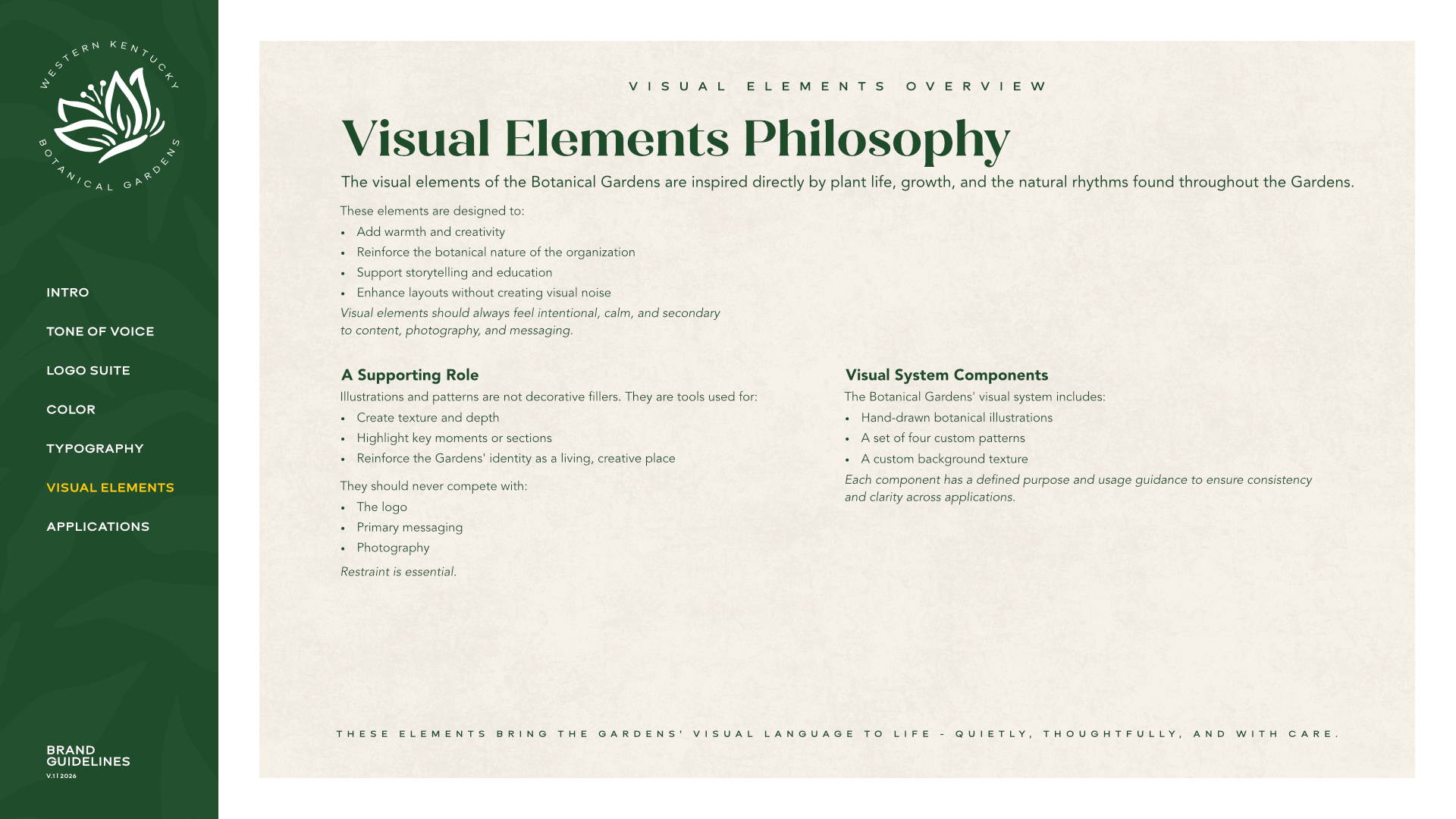 Western Kentucky Botanical Garden, Branding 15